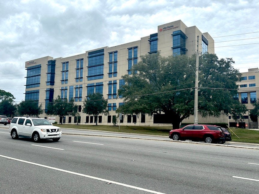 HCA Florida North Florida Hospital is shown at 6500 W. Newberry Road in Gainesville.