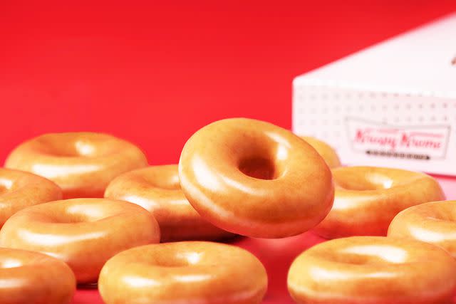 <p>Krispy Kreme</p> Krispy Kreme has $2.29 dozen donuts for Leap Day.