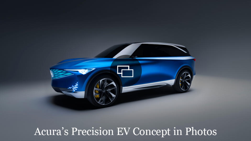 The Acura Precision EV Concept.