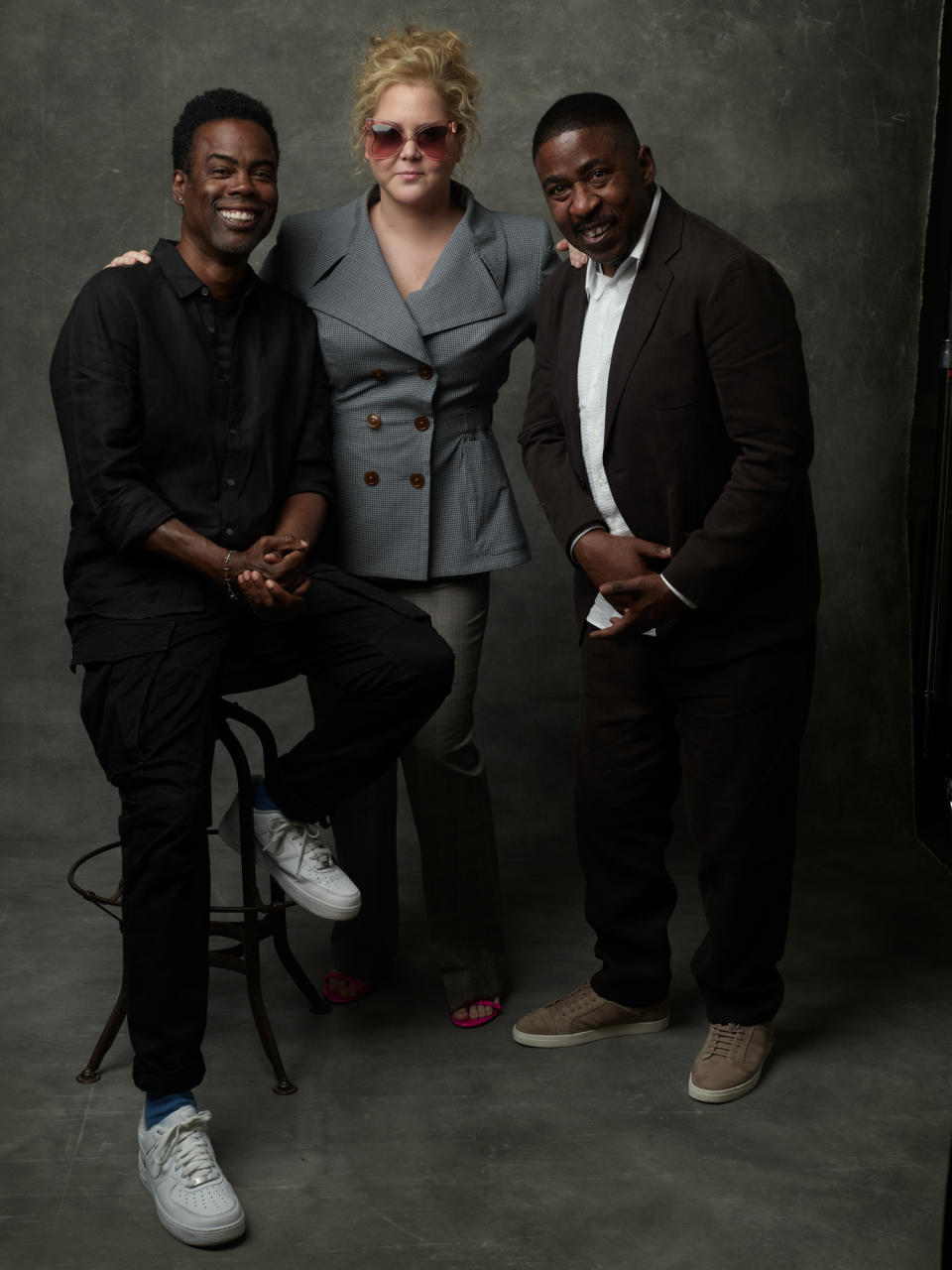 Chris Rock, Amy Schumer and Keith Robinson