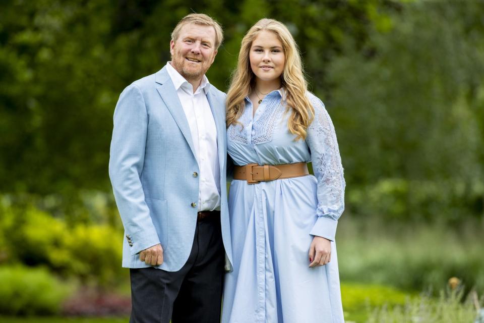 King Willem-Alexander of The Netherlands and Princess Amalia