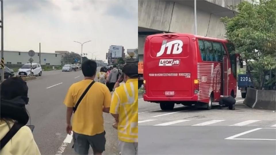 花蓮7.2強震／余祥銓《大集合》爆意外！外景車「冒陣陣白煙」驚悚畫面曝光