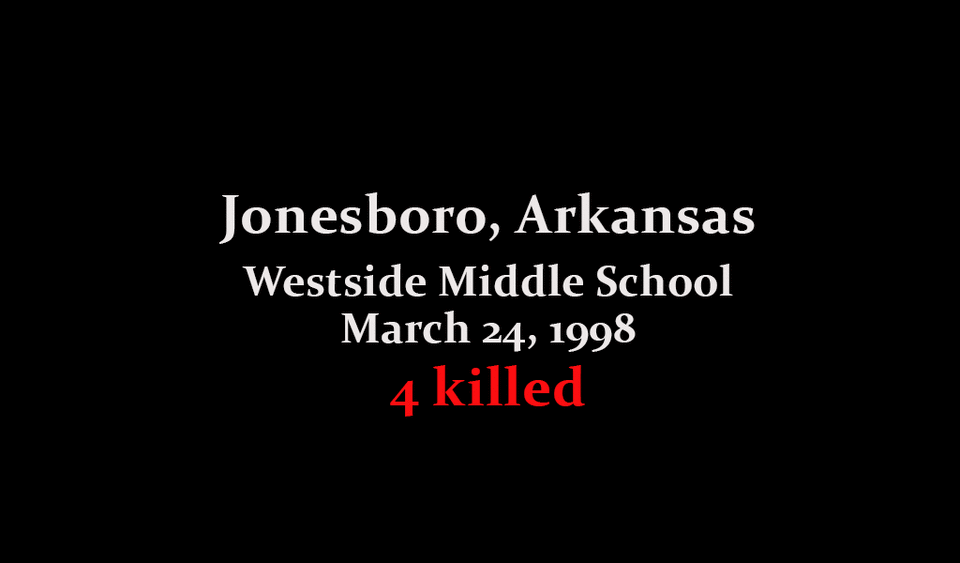 Paducah, Jonesboro, Columbine and Newtown: A chain of tragedy and grief