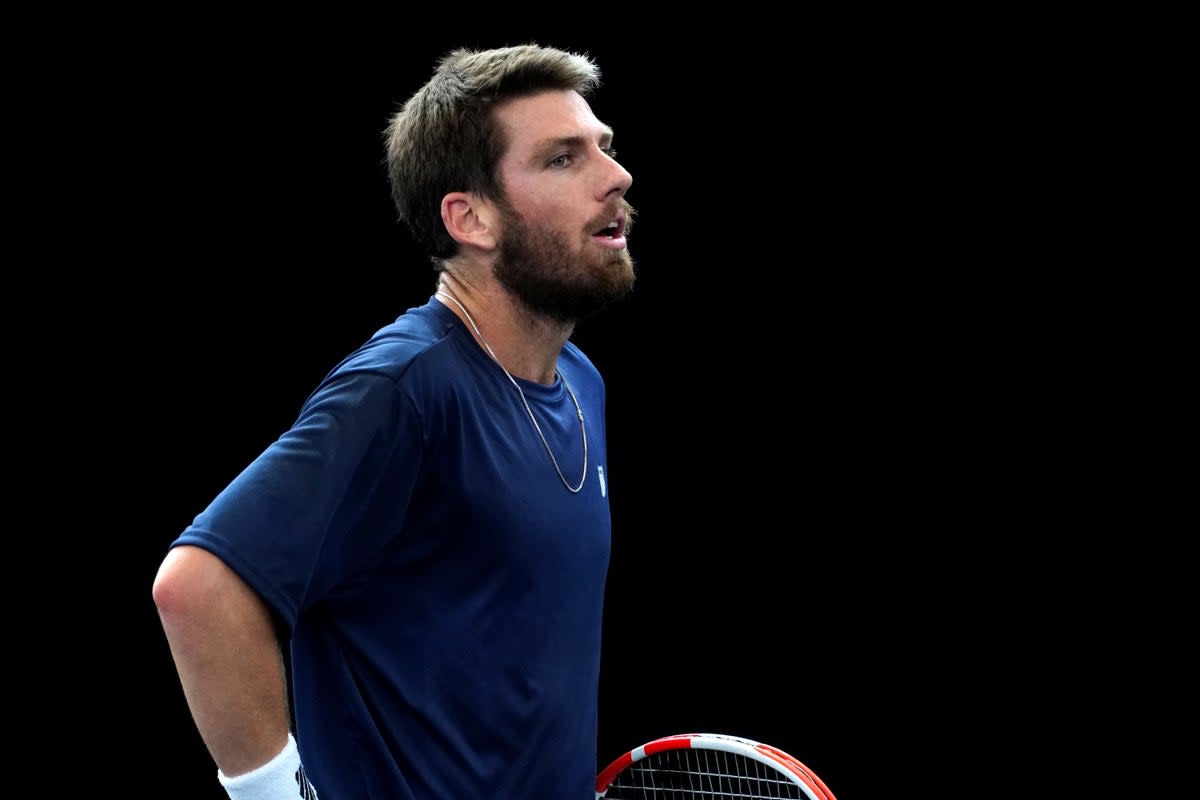 Cameron Norrie suffered a shock second-round loss to French qualifier Corentin Moutet to round out a day of misery for the British men at the Paris Masters (James Manning/PA) (PA Wire)