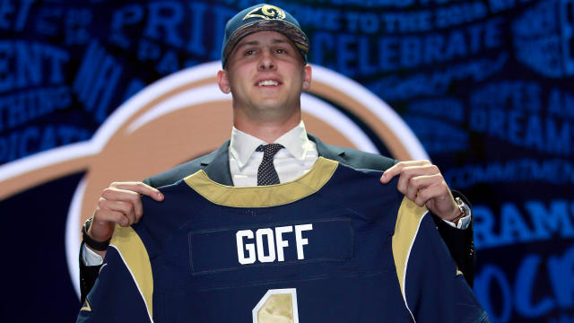 Nike Jared Goff Los Angeles Rams NFL Elite Fan Jersey | SidelineSwap