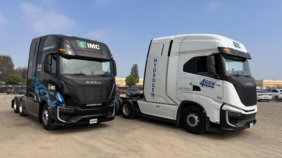 hydrogen fuel truck