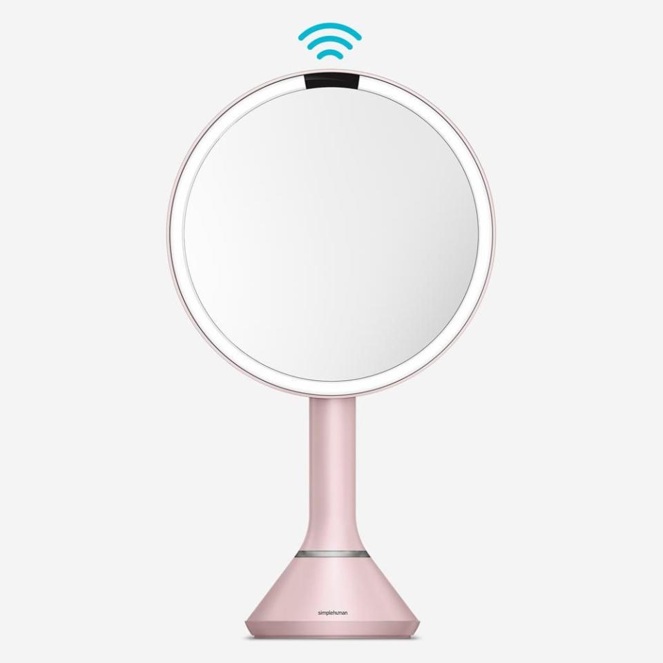 Simple Human 8 in. Lighted Sensor Mirror with Touch Control