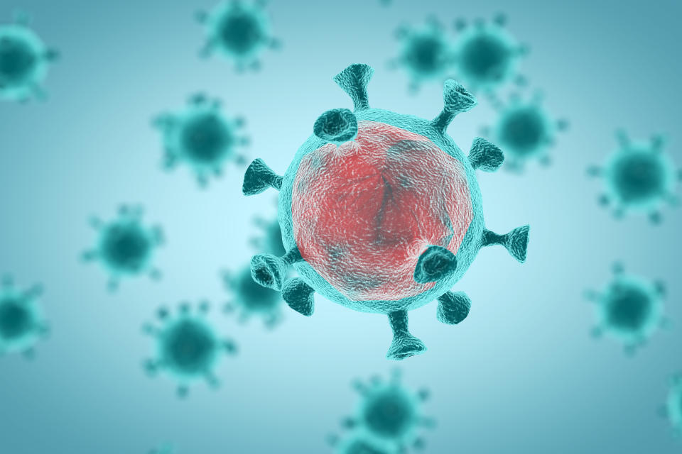 coronavirus,3d render