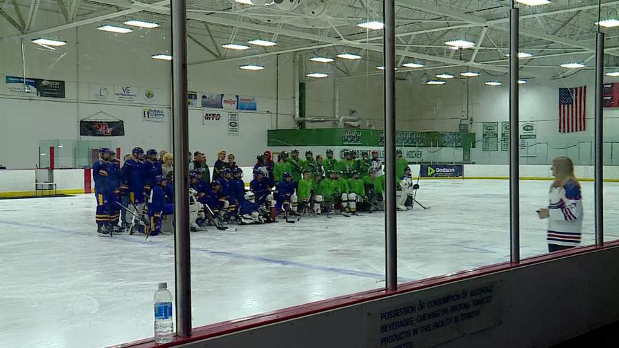 West Michigan Special Hockey Association played a special hockey game with Caledonia and Forest Hills Central High School Sunday (March 24, 2024).
