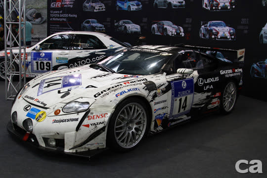2007年已Lexus LFA原型車參與Nurburgring 24小時耐久賽。
