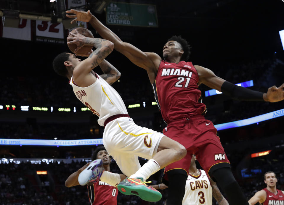 Hassan Whiteside（圖右）.(AP Photo/Lynne Sladky)