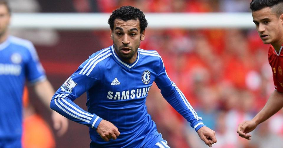 Mohamed Salah of Chelsea during the Premier League match against Liverpool at Anfield Stadium in Liverpool, United Kingdom on 27th April 2014. Credit: Alamy