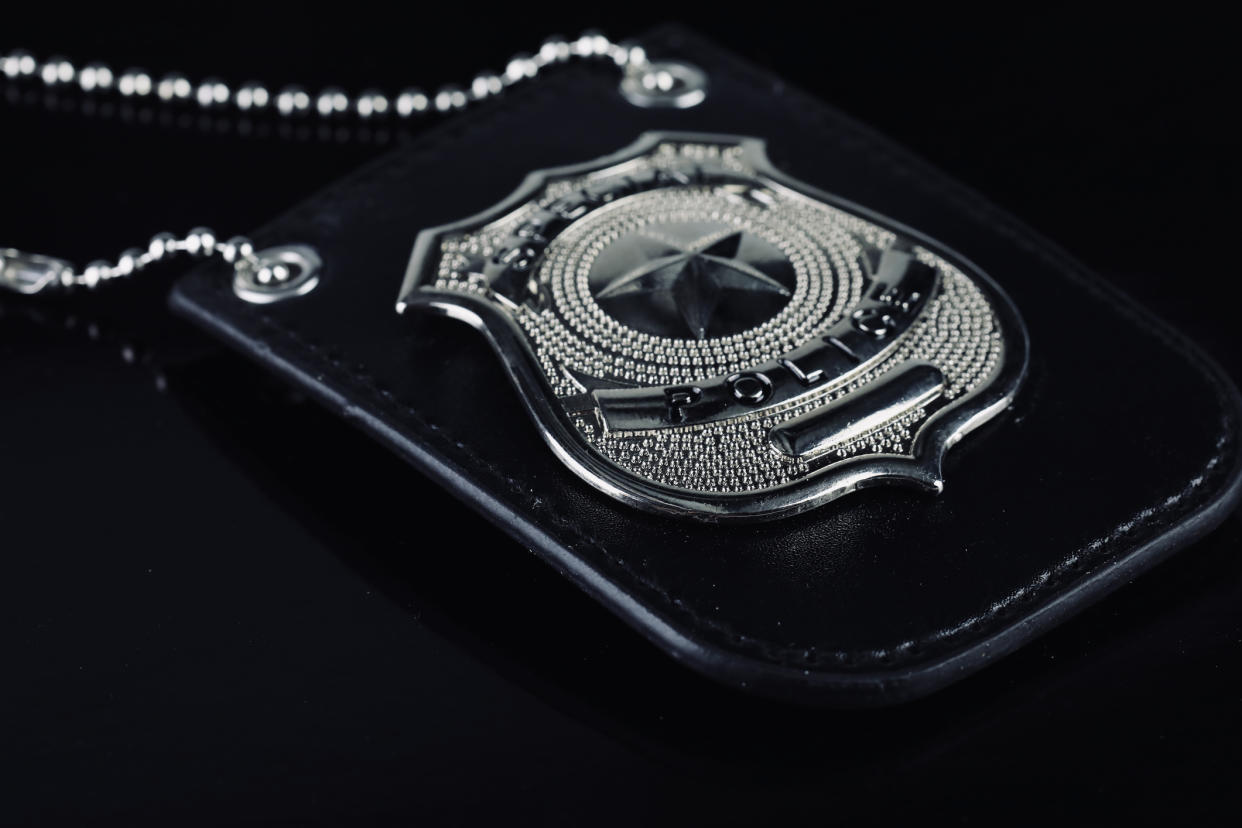 Police badge for detective