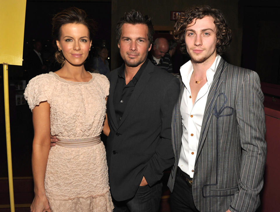 Nowhere Boy LA Screening 2010 Kate Beckinsale Len Wiseman Aaron Johnson