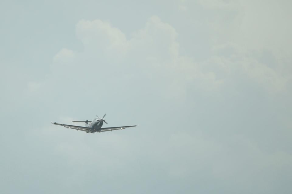 A plane takes off from the Augusta Regional Airport on Friday, Feb. 24, 2023. 