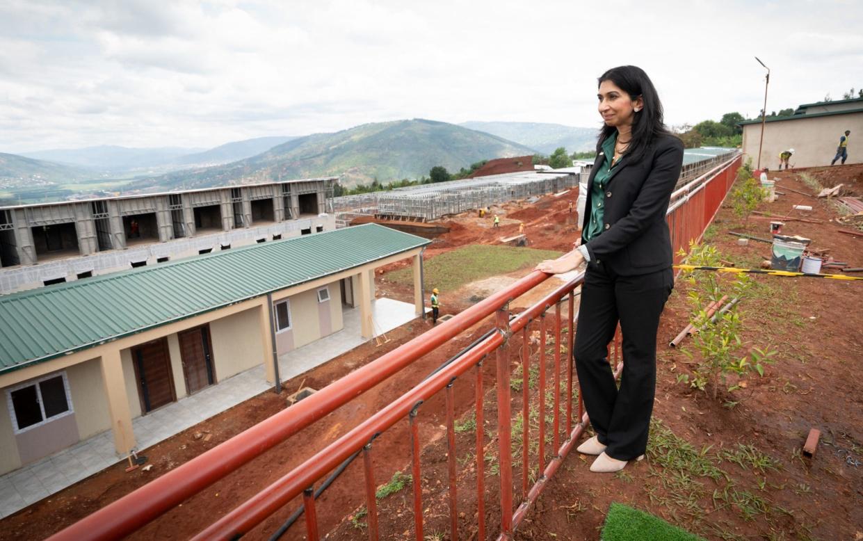 Suella Braverman in Rwanda