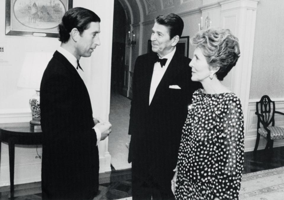 ronald reagan with wife and prince charles