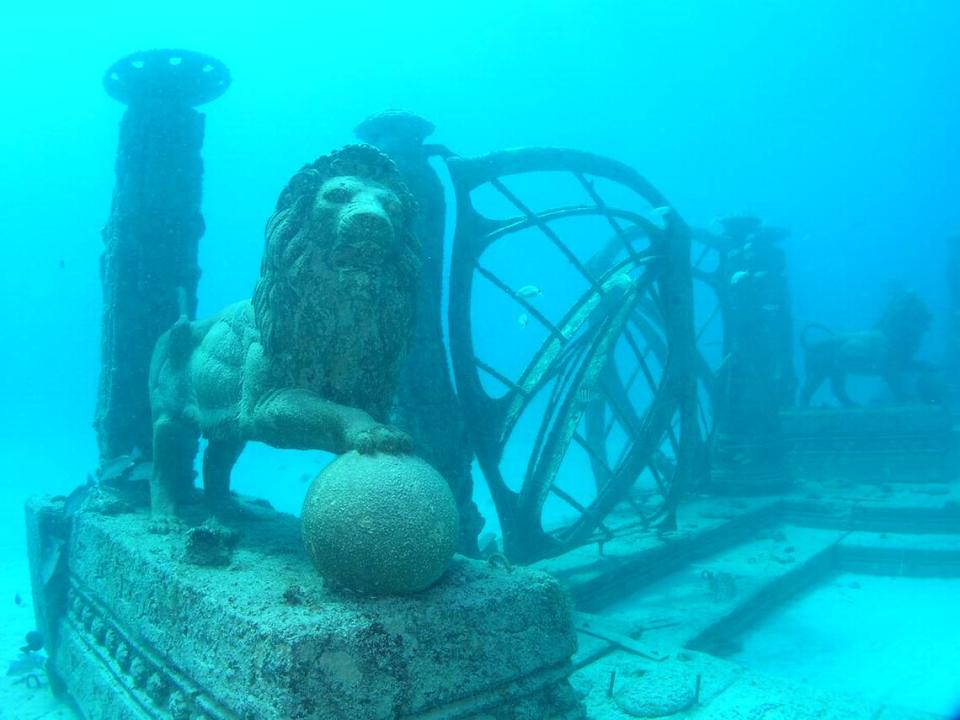 The Neptune Memorial Reef off Key Biscayne is an environmentally friendly burial ground.