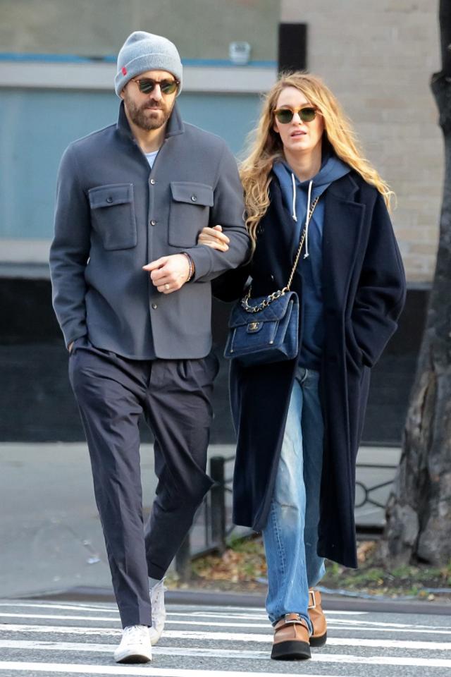 Blake Lively and Ryan Reynolds Are So in Sync With Coordinated Fall Outfits