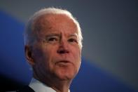 Democratic 2020 U.S. presidential candidate and former U.S. Vice President Joe Biden speaks during the ISEA (Iowa State Education Association) 2020 Legislative Conference West Des Moines, Iowa