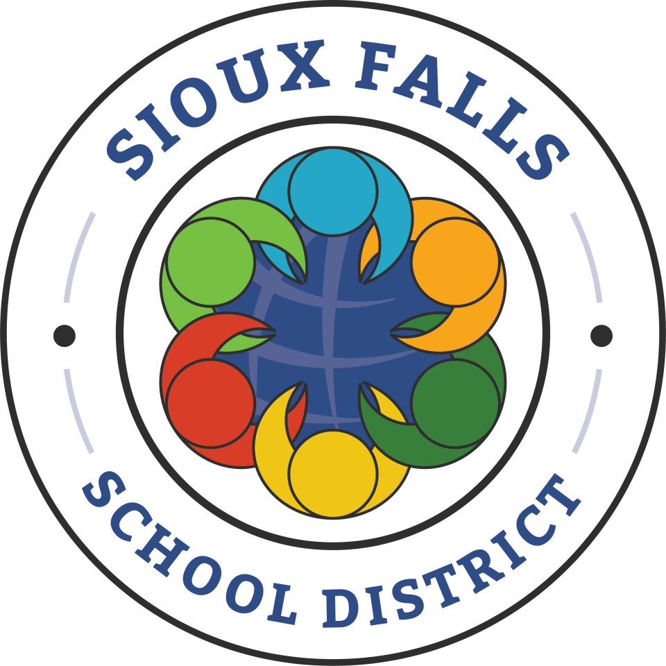 The newest version of the Sioux Falls School District logo.