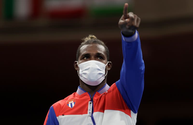 Boxing - Men's Heavyweight - Medal Ceremony