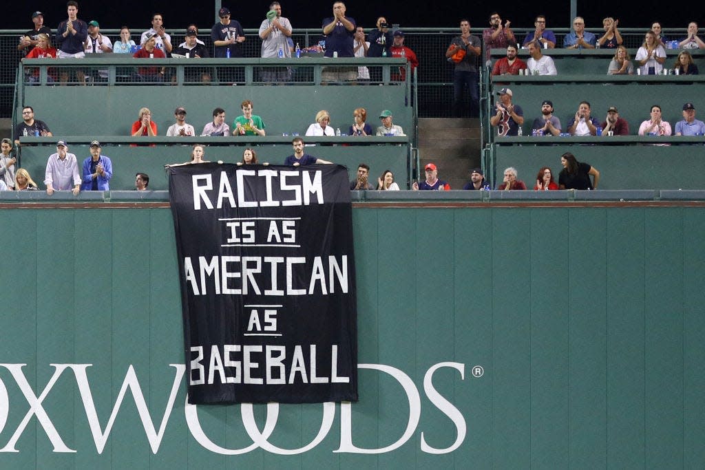 Fenway Park racism banner