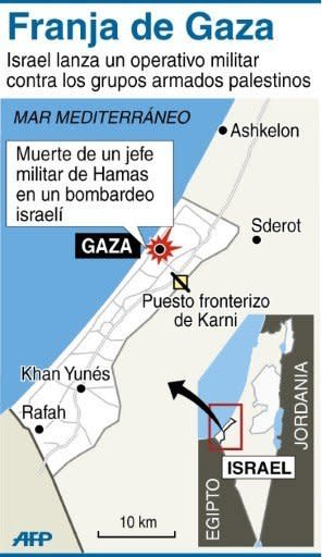 Localización del ataque israelí (45 x 78 mm) (AFP | pp)