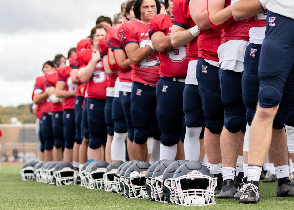 The Central Bucks East football program is mourning the passing of former teammate Connor Boyle.