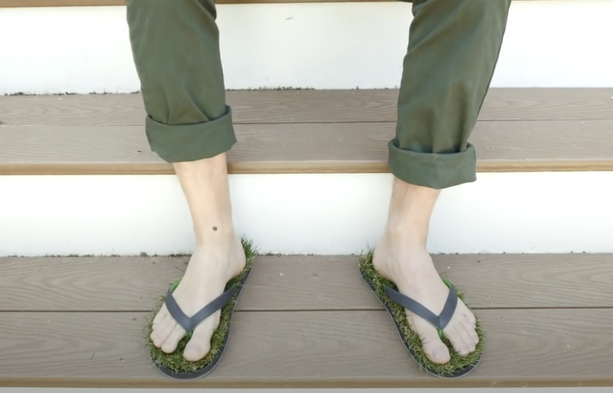 Gff Grass Flip Flop