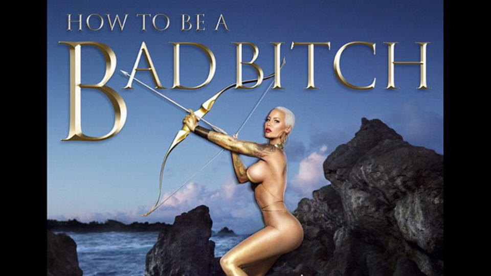 So wird man offenbar zur "Bitch": Amber Rose auf dem Cover ihres Buches