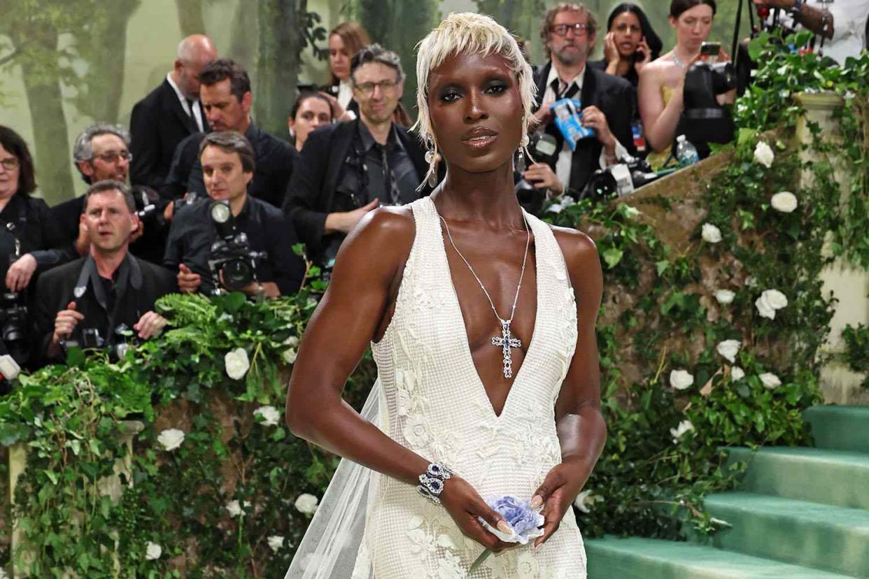 <p>Jamie McCarthy/Getty</p> Jodie Turner-Smith at the 2024 Met Gala