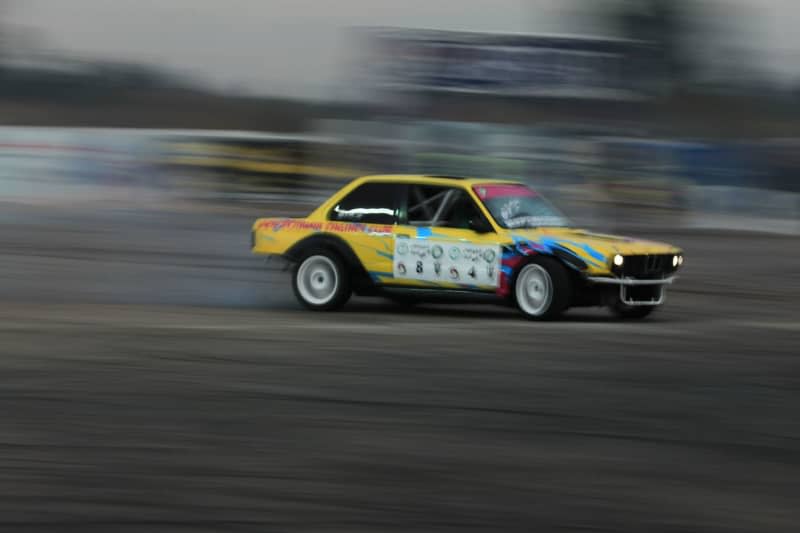 A car pictured during a motorsport drifting race as part of the Iraq Drift Championship on the grounds of the Mesopotamia Club Circuit, located in the Al-Amriya area. The Iraq Drift Championship (Iraqi Drift League) was held, under the supervision and organization of the Iraqi Motor Sports Federation, where 18 racers from all governorates of Iraq participated in the championship. Ameer Al-Mohammedawi/dpa