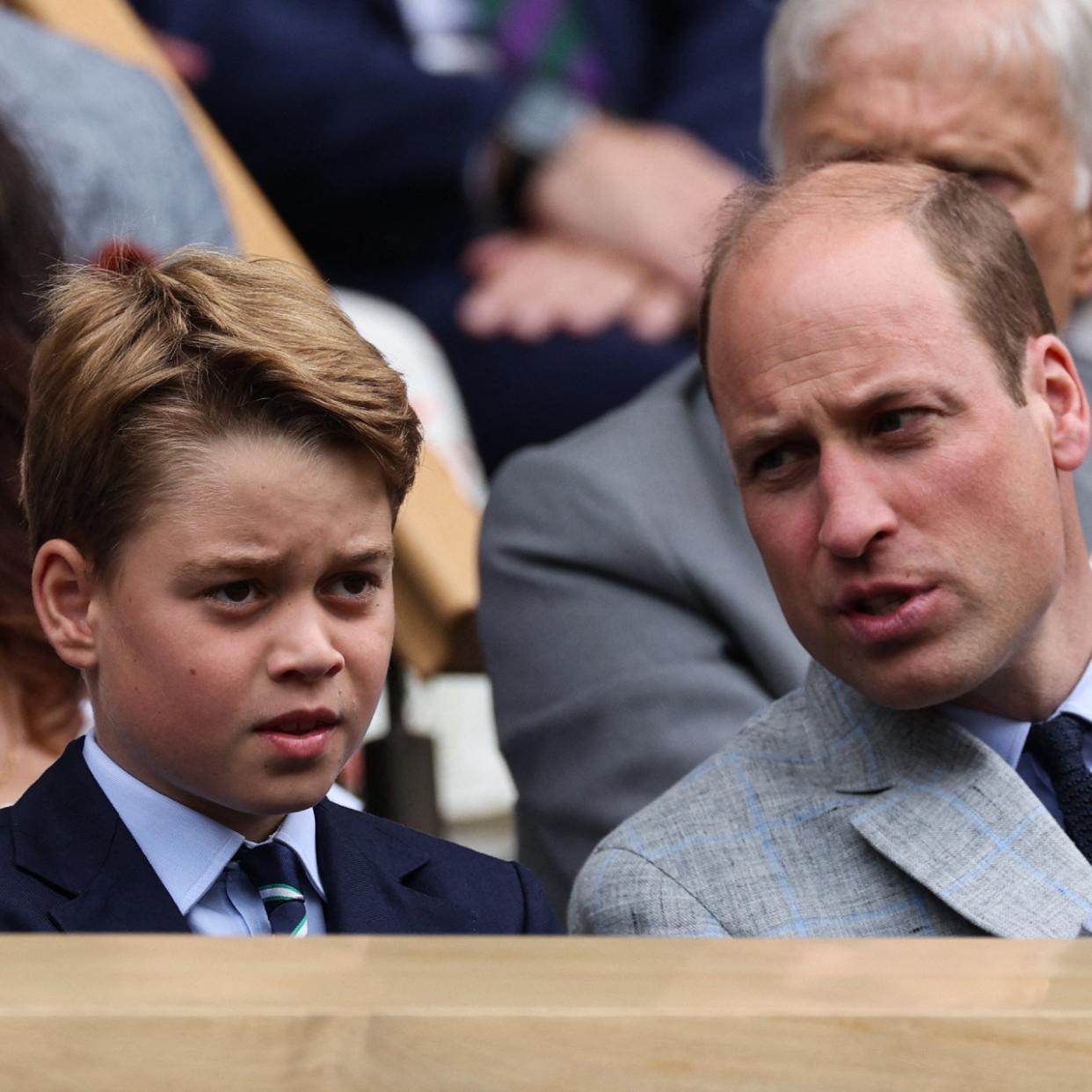  Prince William and Prince George. 