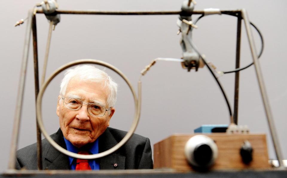 James Lovelock at a Science Museum exhibition about himself (Nick Ansell/PA) (PA Archive)