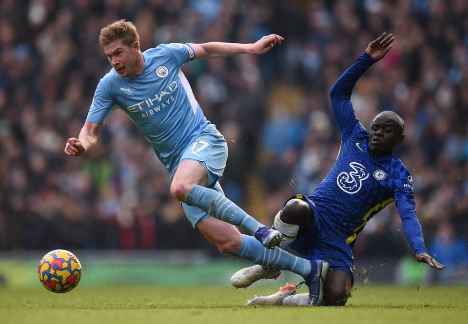 Kevin De Bruyne scored a superb winner for Man City (AFP via Getty Images)