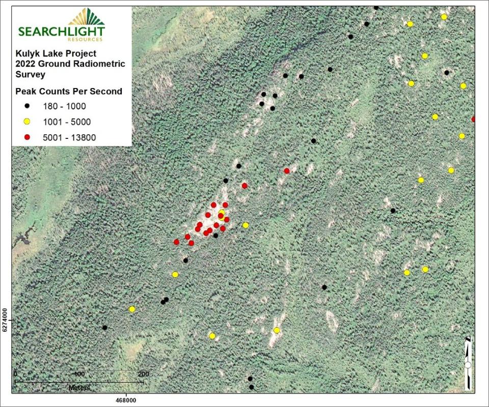 Searchlight Resources Inc., Wednesday, July 6, 2022, Press release picture