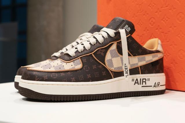 Get an inside look at the @louisvuitton x @nike Air Force 1 by