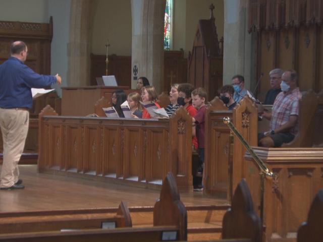 The Christ Church Cathedral choir is struggling to recruit children after the pandemic forced a two year break.   (CBC News - image credit)