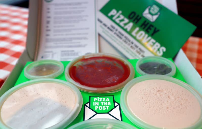 Un kit de Pizza Pilgrims, en Londres, Reino unido, el 20 de noviembre de 2020