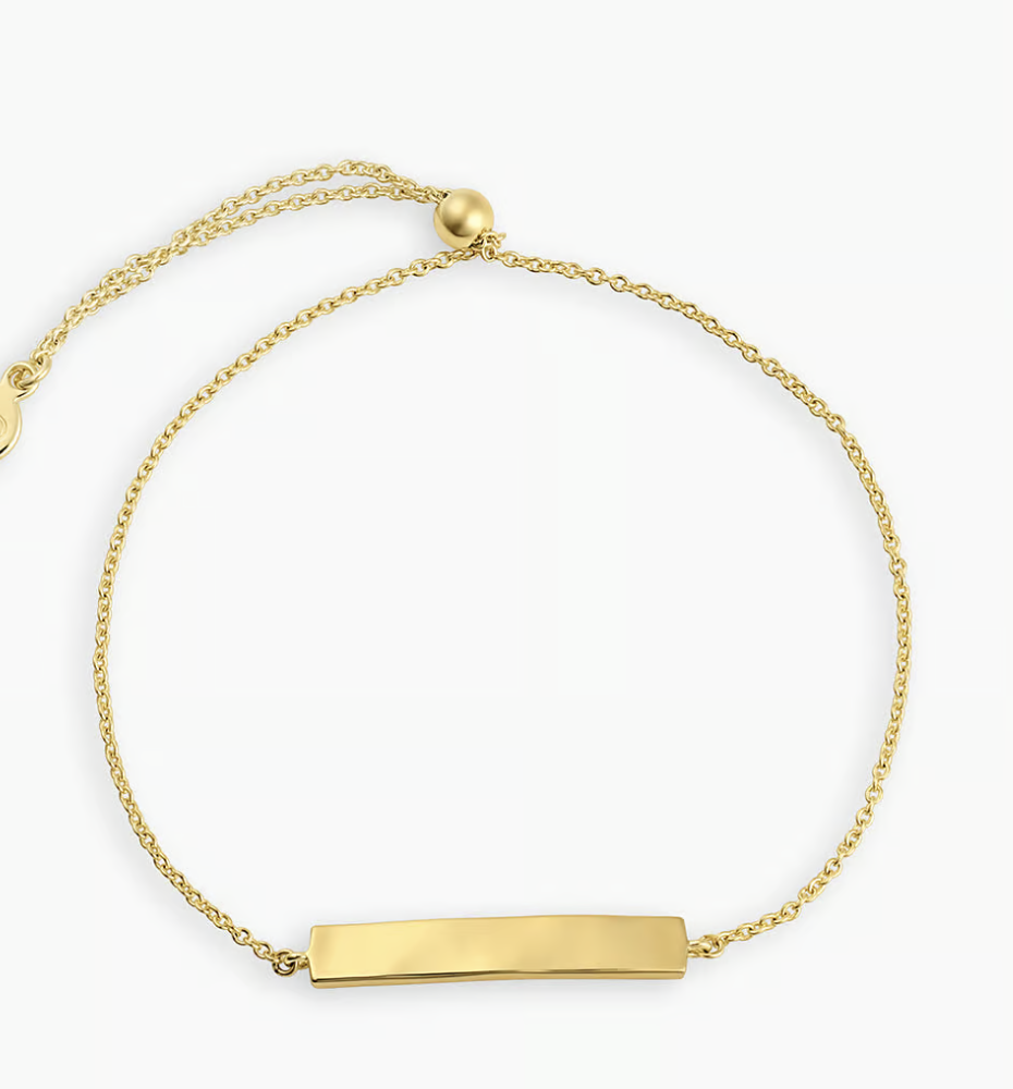 9. Gorjana Bespoke Plate Adjustable Bracelet