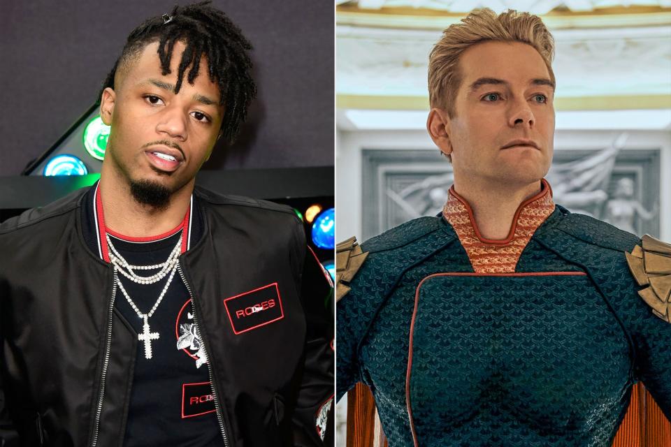 Metro Boomin; Anthony Starr as Homelander on 'The Boys'