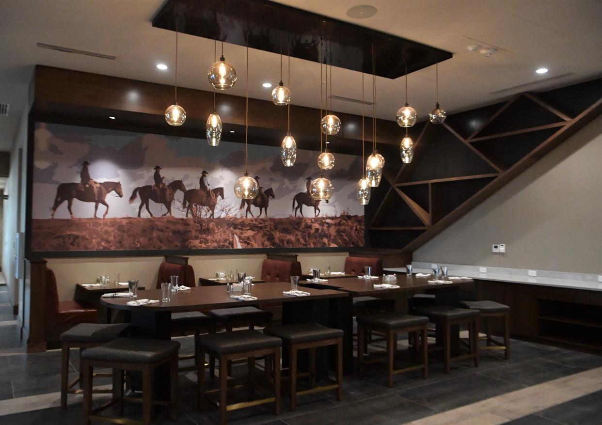 The dining area located on the first floor of the new Delta Hotel by Marriot in downtown Wichita Falls.