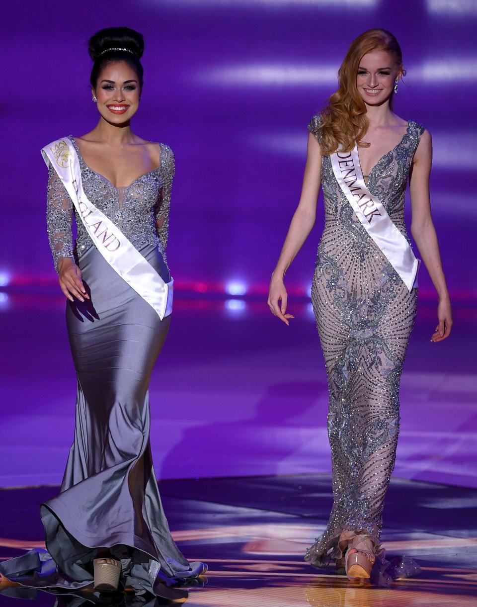 Miss England Bhasha Mukherjee during the Miss World Final 2019. (Photo: DANIEL LEAL-OLIVAS via Getty Images)