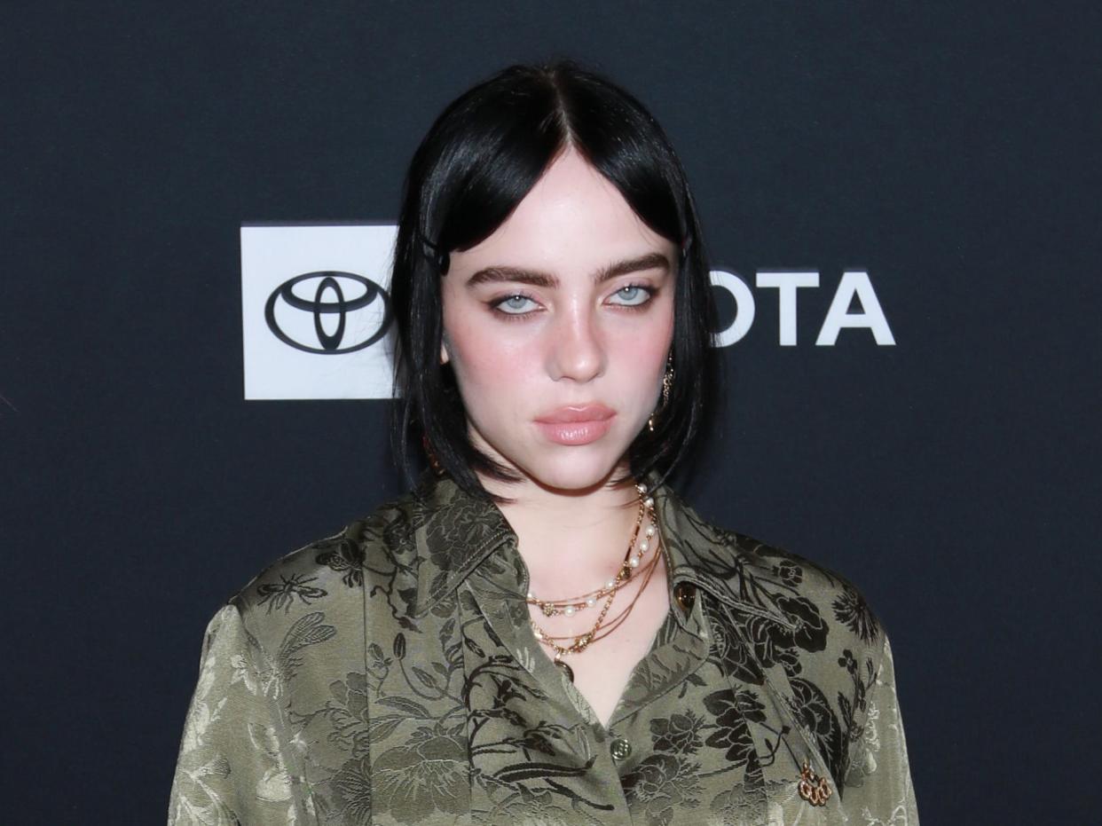 Billie Eilish at the Environmental Media Association Awards Gala in October 2022.