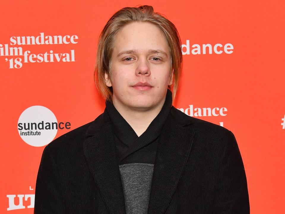 Valter Skarsgard attends the "Lords Of Chaos" Premiere during the 2018 Sundance Film Festival at Park City Library on January 23, 2018 in Park City, Utah