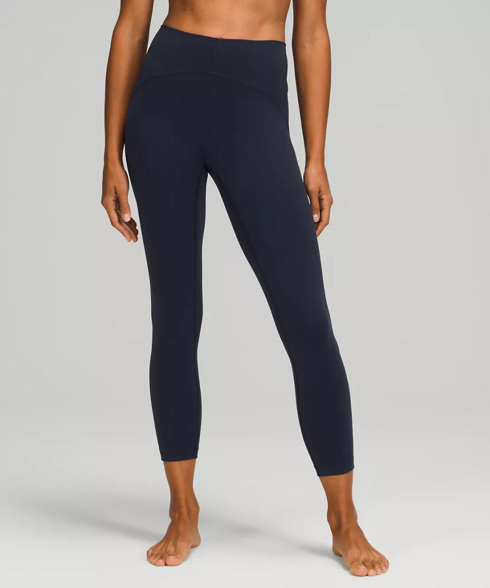 Instill High-Rise Tight in True Navy. Image via Lululemon.