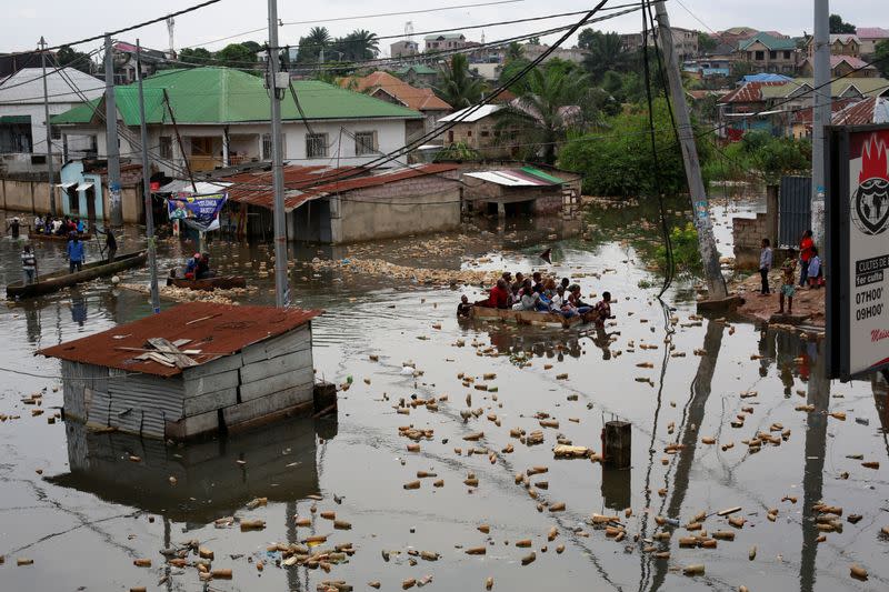 Congo River basin submerged by floods