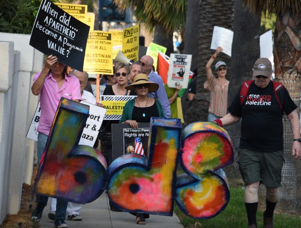 BDS geht weit über bloße Kritik an der israelischen Politik hinaus (Bild: AFP Photo/Robyn Beck)