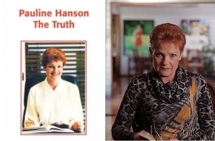 Hanson's book predicted by 2050 Australia would be run by Asian lesbian cyborg.